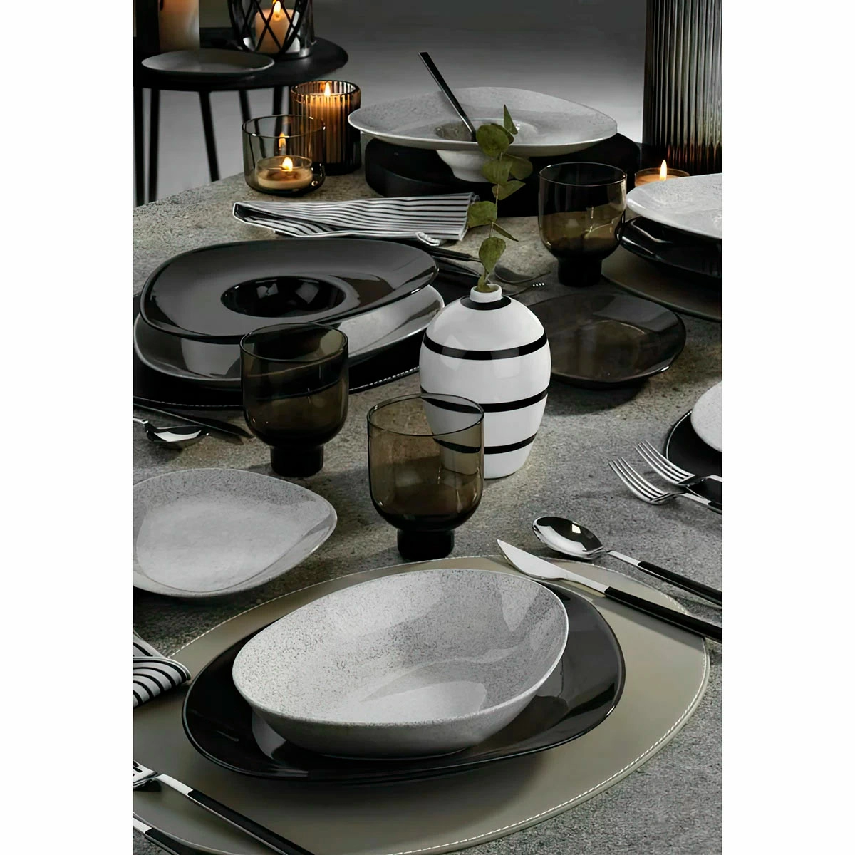 3 Тарелка для пасты Kutahya Galaxy, бежевый фото 3