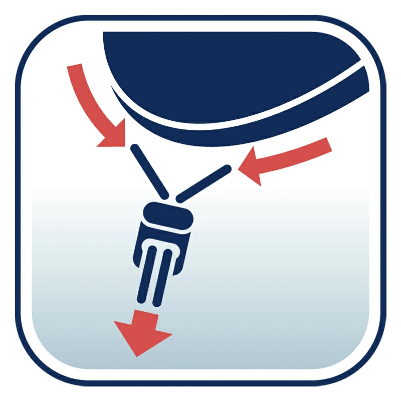 Чехол для рукава гладильной доски, 57x15см, Leifheit, цвет серый фото 4