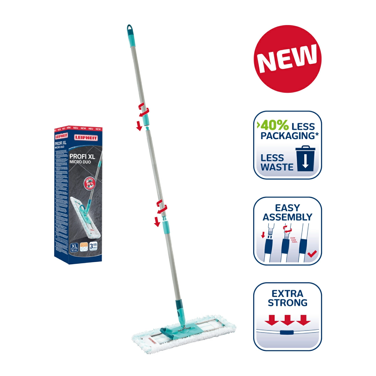 Швабра для пола Leifheit Profi micro duo фото 3