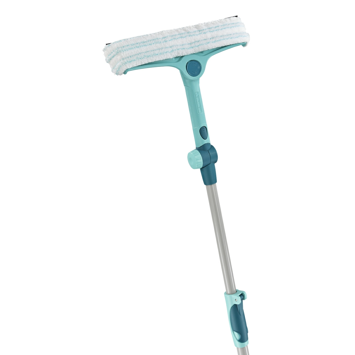 2 Щетка Leifheit W&F Cleaner L для мытья окон с губкой и телескопической ручкой, 130-210см фото 3