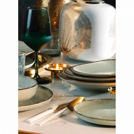 3 Блюдце Kutahya Pearl Lima 12см, синий фото 3