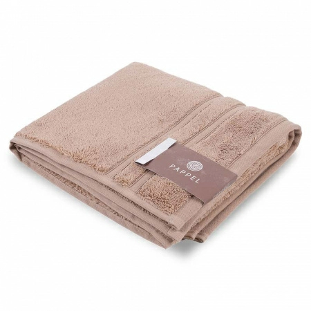 1 Полотенце махровое Pappel Cirrus/S 50x100см, цвет бежевый фото 1