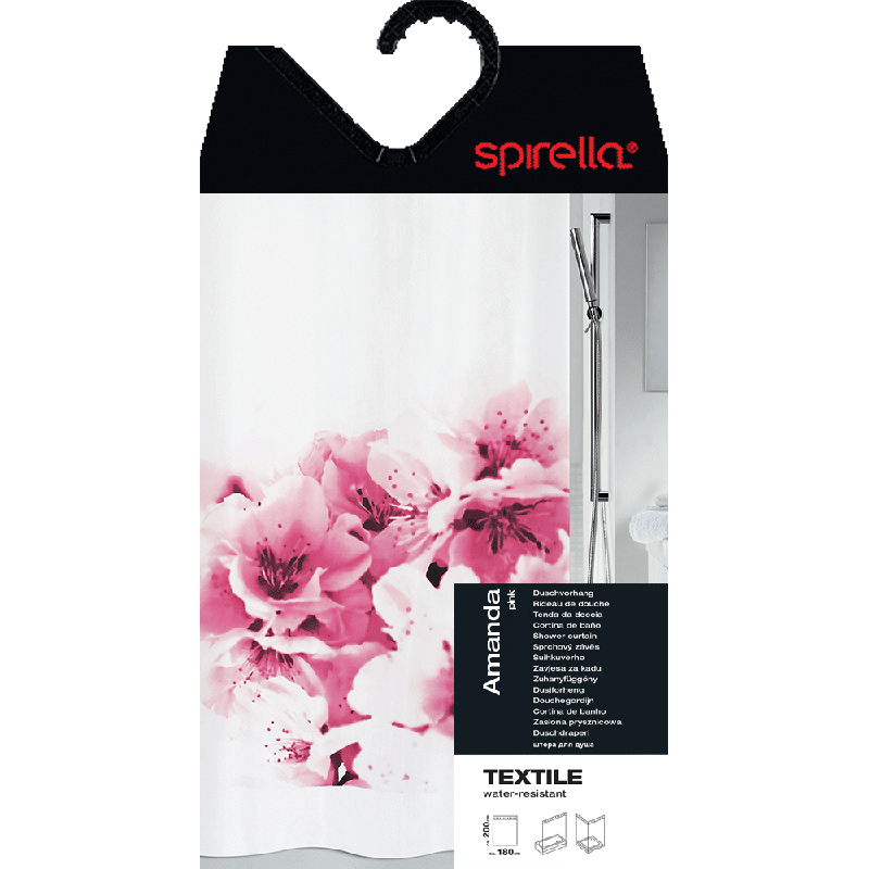 Штора для ванной комнаты Spirella Amanda фото 2